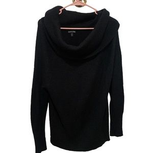 Express Oversized Cow Neck Sweaters